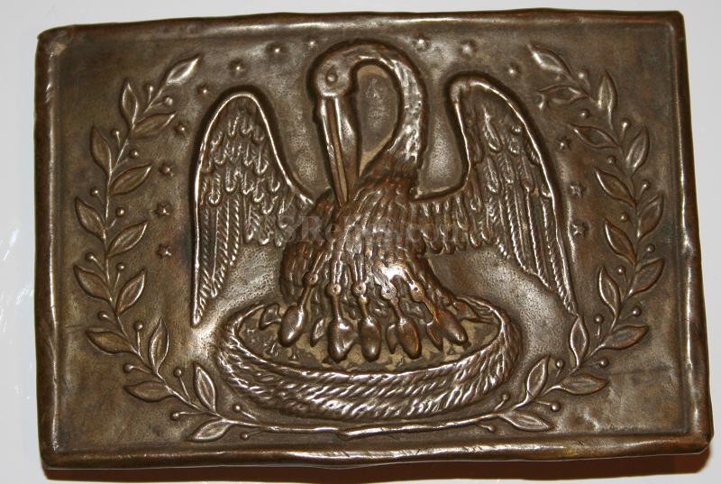 Louisiana Pelican Belt Plate - Confederate Museum