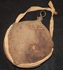 Authentic Civil War Soldier's Canteen With Cover, Stopper & Shoulder Strap