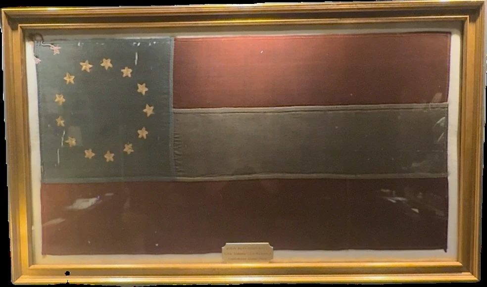 CS Relics historic flags display