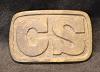 CS Confederate Clip Corner Belt Buckle, CS Relics CS568