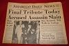 JFK Armarillo, TX News Paper, CS Relics CS136